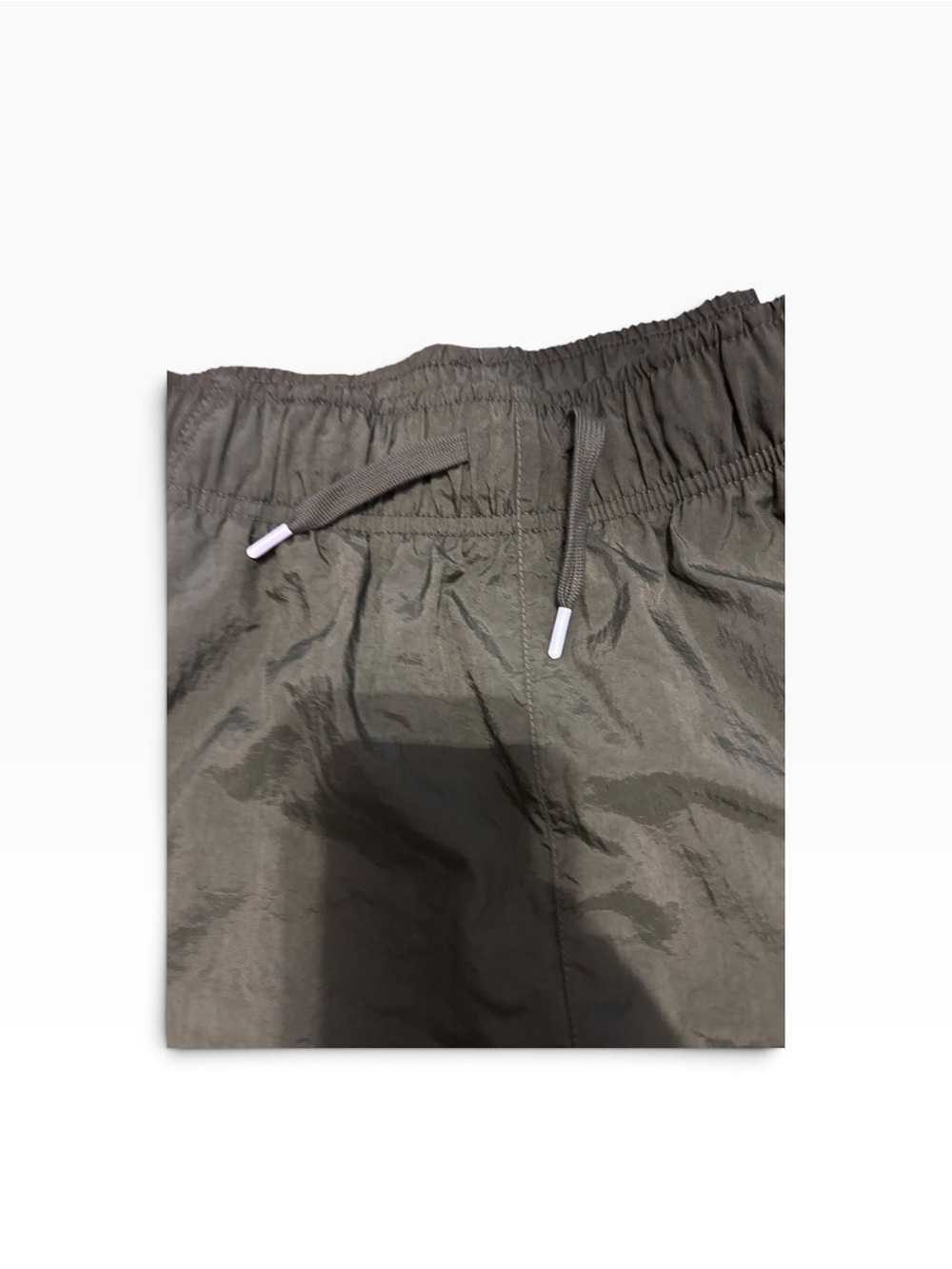 Nike Women's Olive Cargo Joggers with White Logo - Picture 4 of 6